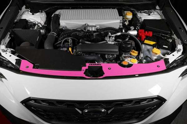 Perrin 22-23 Subaru WRX Radiator Shroud - Hyper Pink - PSP-ENG-513HP by Perrin Performance - front view