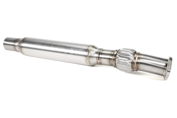 Perrin 22-23 BRZ/GR86 304SS 3in. Midpipe Exhaust - PSP-EXT-369BR by Perrin Performance - front view