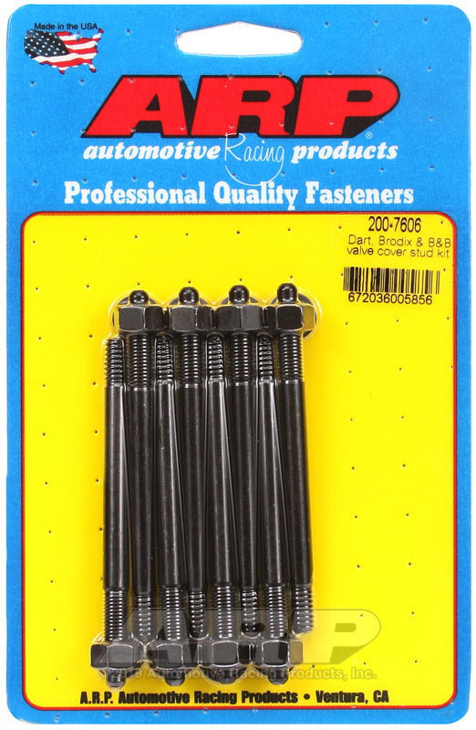 ARP Dart BRodix and B and B Valve Cover Stud Kit - 200-7606