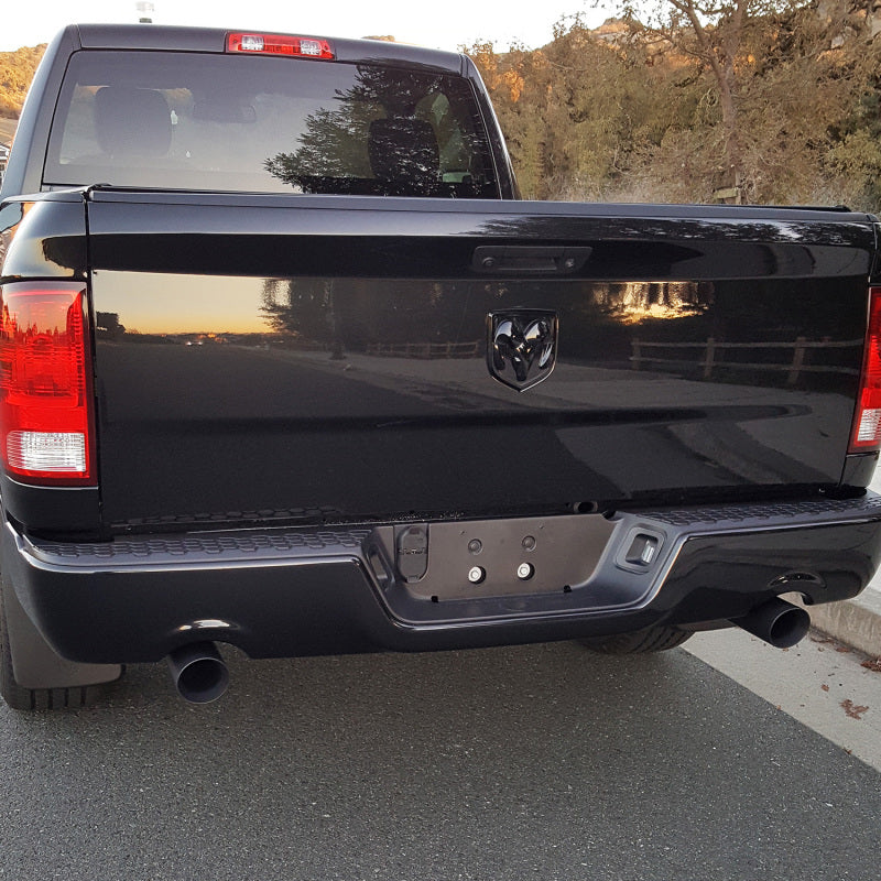 Flowmaster 09-24 Dodge Ram 1500 5.7L 4in Angle Cut Exhaust Tips - Black - 15356B