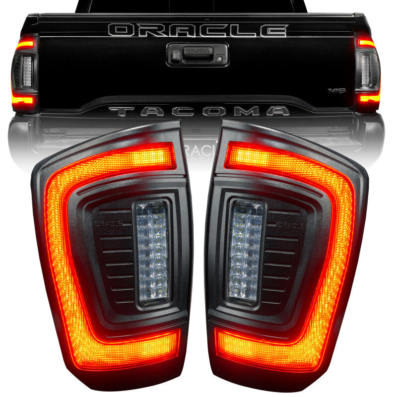 Oracle Lighting 2016-2023 Gen 3 Toyota Tacoma Flush Style LED Tail Lights SEE WARRANTY - 5911-504