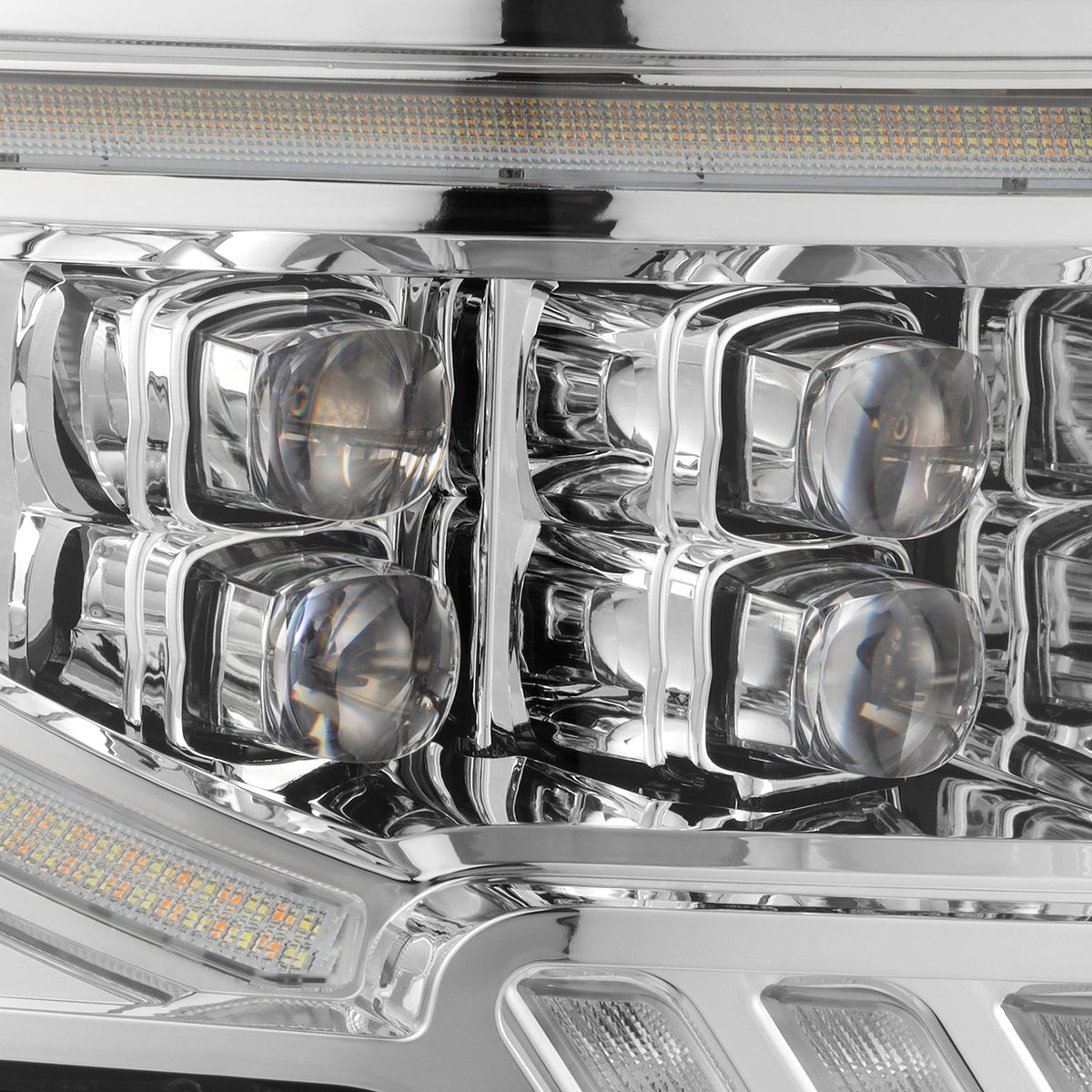 AlphaRex 09-14 Ford F150 NOVA-Series LED Prj. Headlights Chrome w/Activ Light & SeqSig /SB DBL - 880094 for 2009-2014 Ford F 