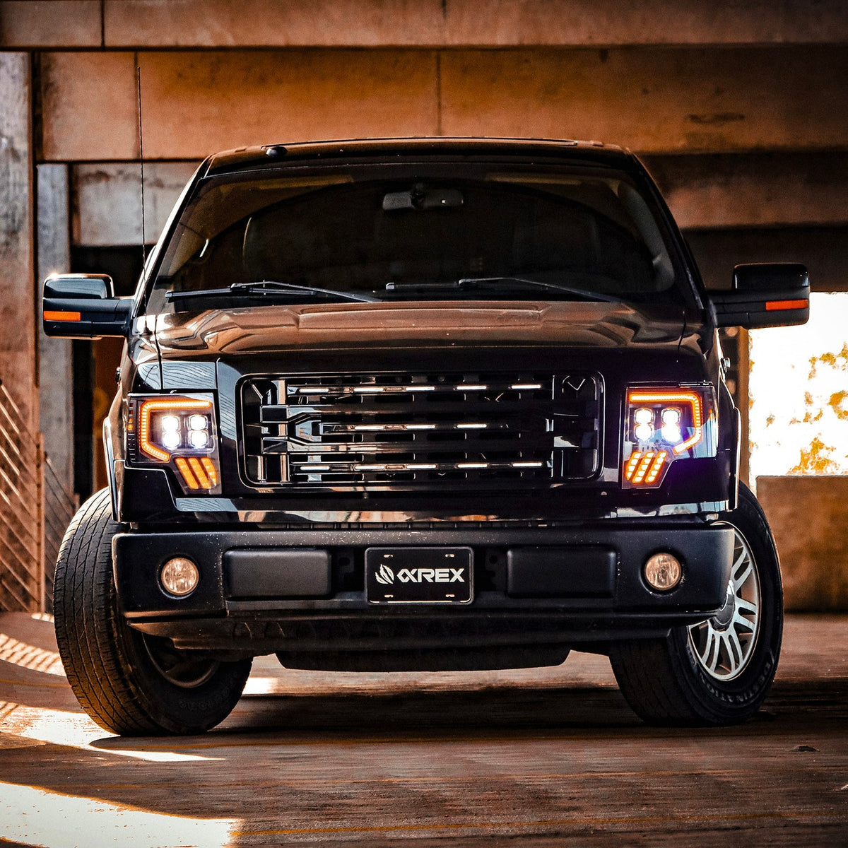 AlphaRex 09-14 Ford F150 NOVA-Series LED Prj. Headlights Chrome w/Activ Light & SeqSig /SB DBL - 880094 for 2009-2014 Ford F 