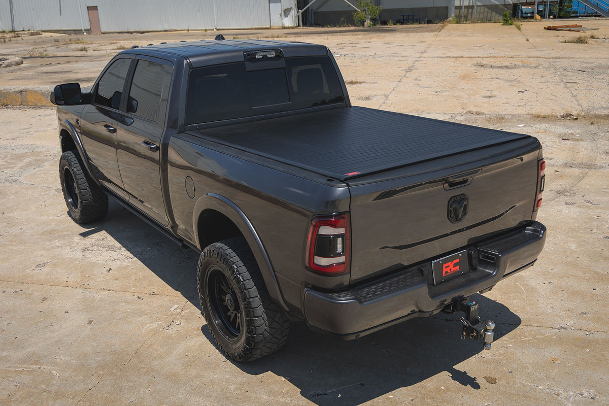 Rough Country - Hard Roll Up Bed Cover - 6'4" Bed - Ram 1500 (10-18)/2500 (10-25) - 50309650 by Rough Country - close-up