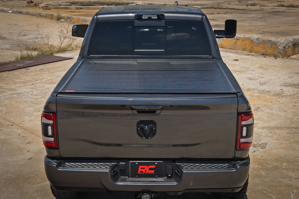 Rough Country - Hard Roll Up Bed Cover - 6'4" Bed - Ram 1500 (10-18)/2500 (10-25) - 50309650 by Rough Country - alternate vie