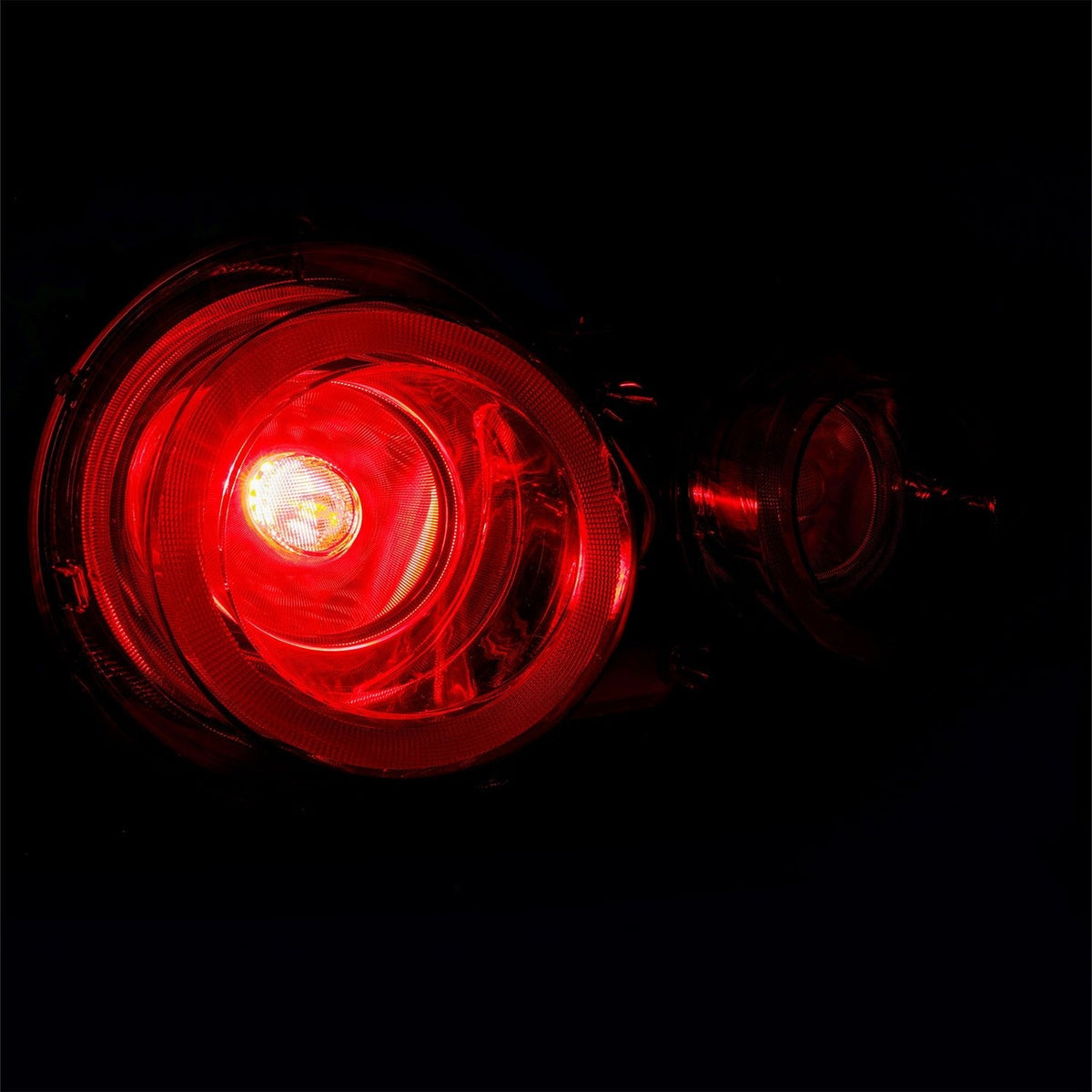 Alpharex 09-25 Nissan GT-R Nova-Series LED Tail Lights - Red Clear - 692001 for 2009-2025 Nissan GT R - installed view