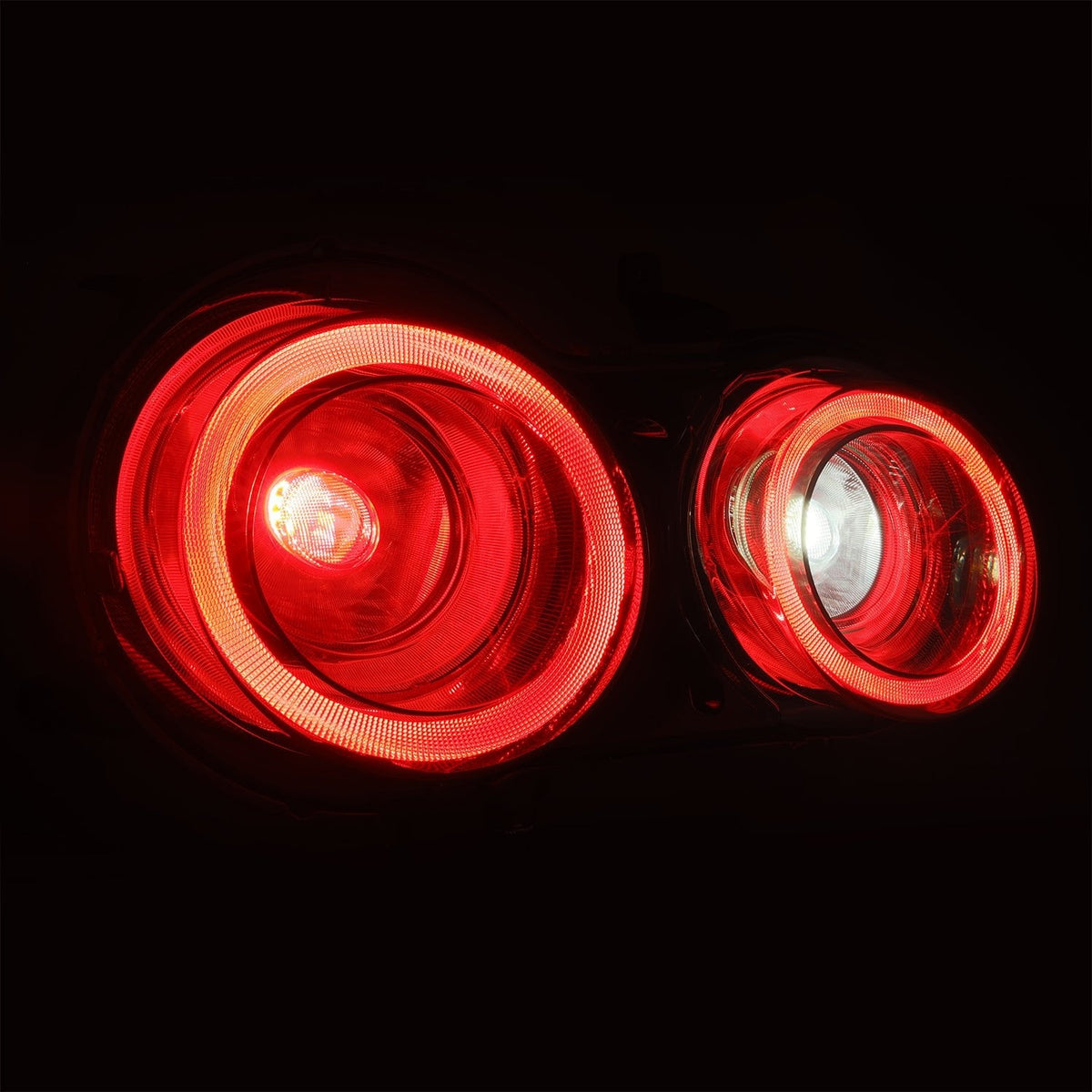 Alpharex 09-25 Nissan GT-R Nova-Series LED Tail Lights - Smoke - 692002 for 2009-2025 Nissan GT R - detail view