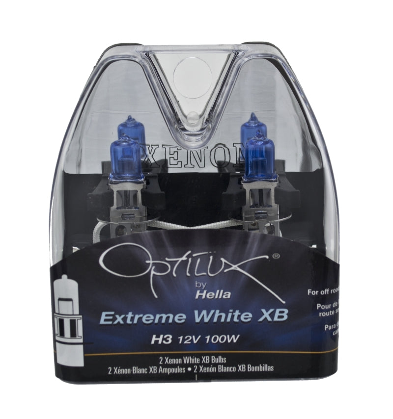 Hella Optilux H3 12V / 100W Xenon White XB Light Bulb - H71070181