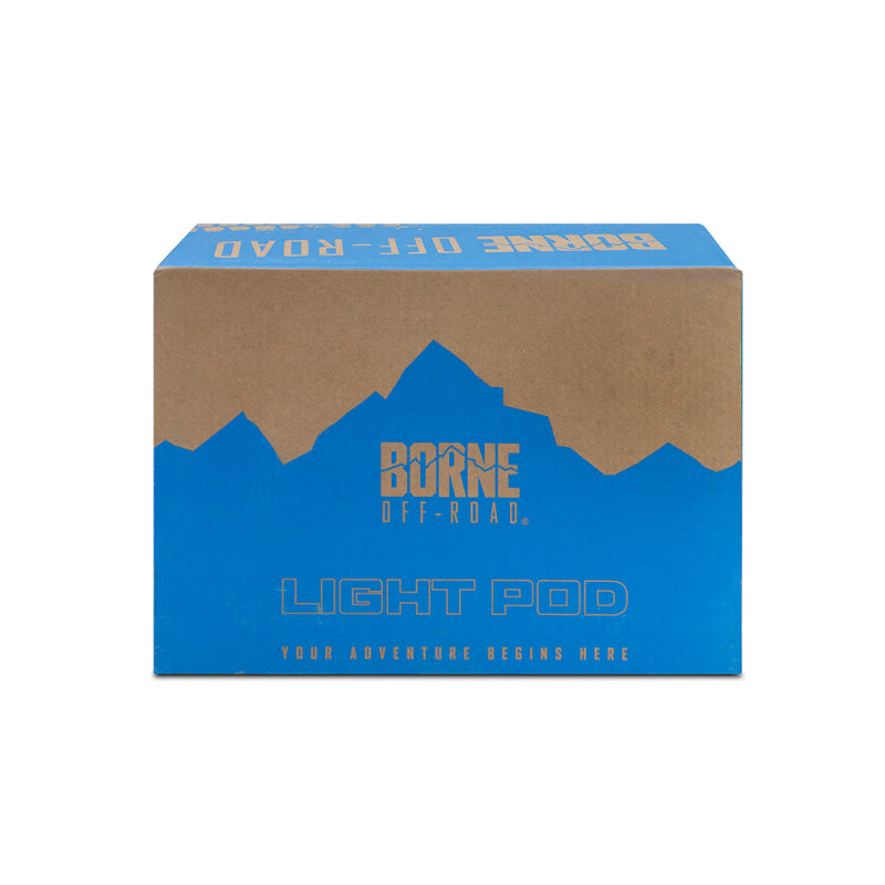 Borne Off-Road 21+ Bronco Light Pods 2pc Ditch 3x3 Spot - BNLT-BR-21-DT2S