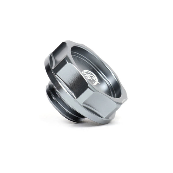 BLOX Racing Billet Honda Oil Cap - Gunmetal - BXAC-00501-GM - front view