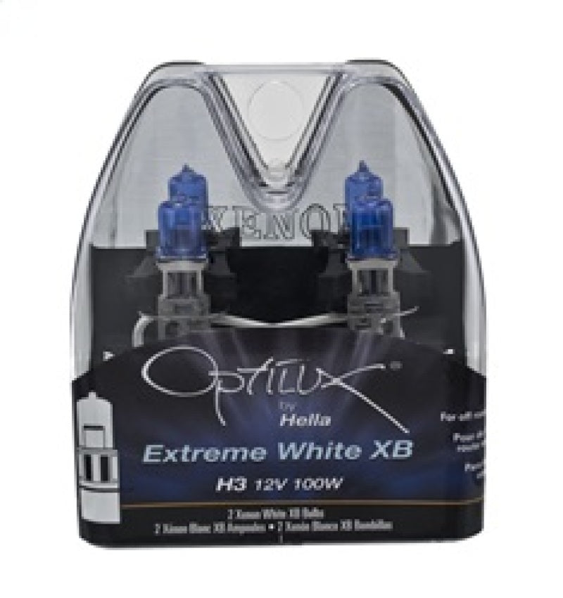 Hella Optilux H3 12V / 100W Xenon White XB Light Bulb - H71070181