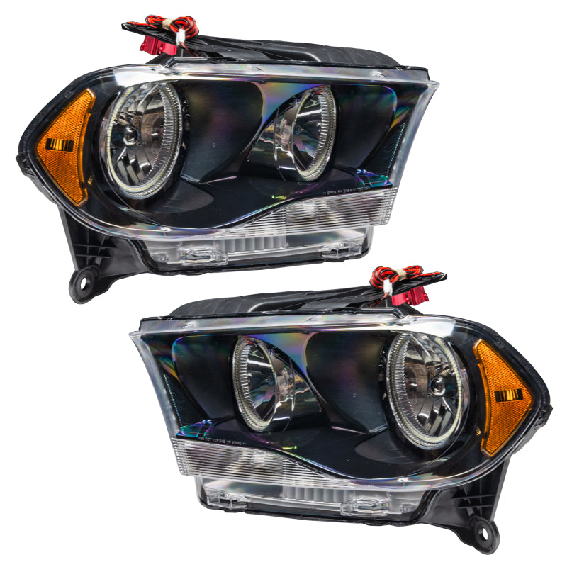 Oracle 11-13 Dodge Durango SMD HL Halogen - Black - ColorSHIFT SEE WARRANTY - 7102-330