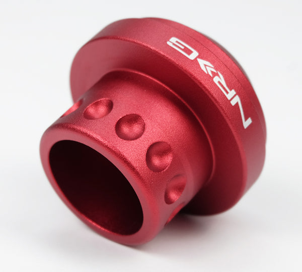 NRG Race Short Hub Datsun - Red - SRK-RL142H-RD - front view