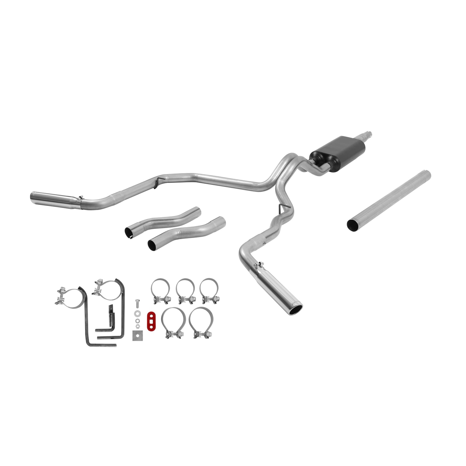 Flowmaster American Thunder Cat-Back Exhaust System - 1987-1996 Ford F-150 - Stainless Steel - 817471 - 1