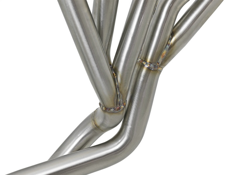aFe Power Twisted Steel Long Tube Header &amp; Connection Pipes 01-16 Nissan Patrol (Y61) V8-4.8L - 48-36109-YN
