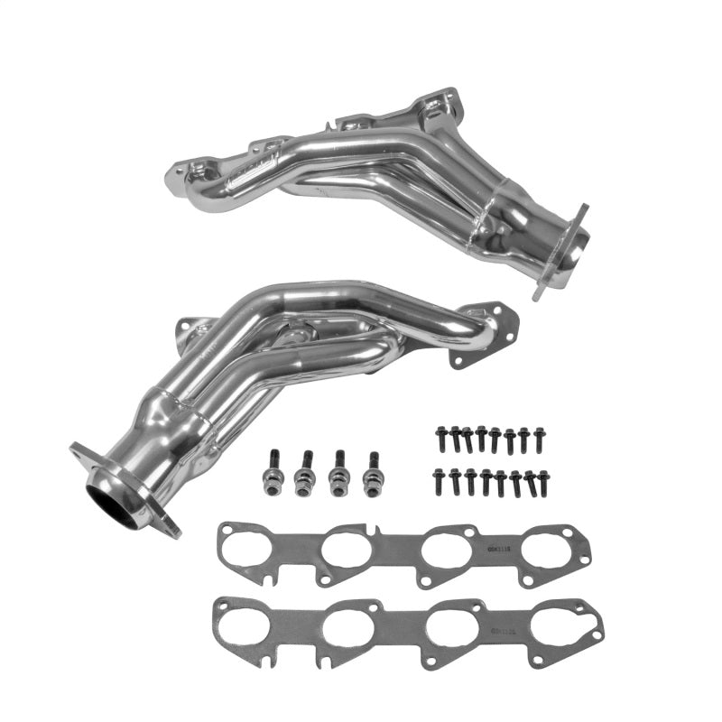 BBK 05-10 Dodge Hemi 6.1L Shorty Tuned Length Exhaust Headers - 1-7/8in Silver Ceramic - 40130