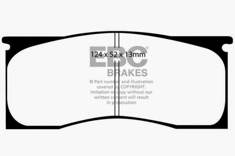 EBC 65-69 Dodge Dart 2.8 Greenstuff Front Brake Pads - DP21157