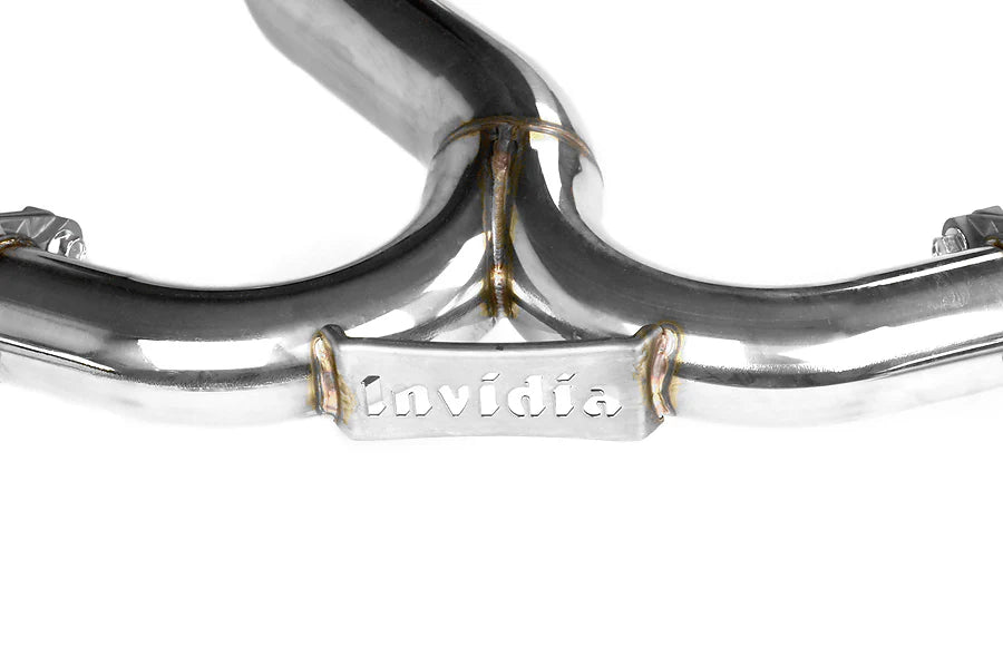 Invidia 08+ Subaru WRX/STI 4dr N1 Twin Outlet Single Layer Tip Titanium Cat-Back Exhaust