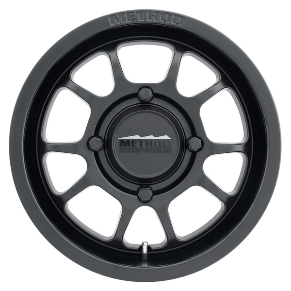 Method MR409 Bead Grip 14x7 / 5+2/38mm Offset / 4x156 / 132mm CB Matte Black Wheel - MR40947046552 by Method Wheels - front v