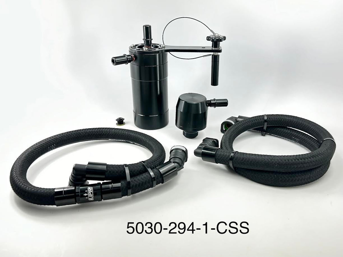 UPR 2023-2024 Ford F250 7.3 Single Valve Oil Catch Can with CSS Plug N Play w/Dual Batteries (5030-294-1-CSS)