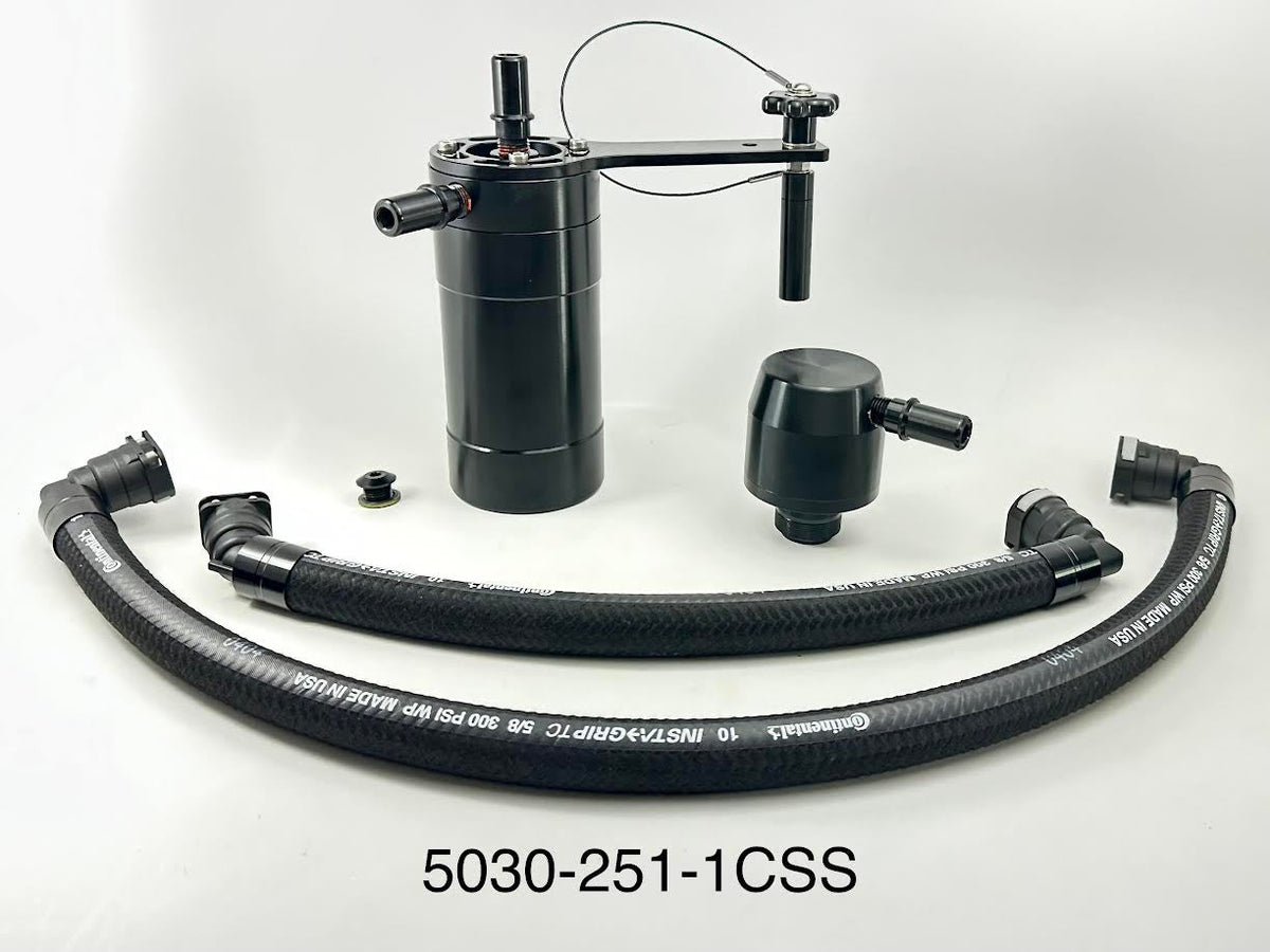 UPR 2020-2022 Ford F250 7.3 Single Valve Oil Catch Can with CSS Plug N Play