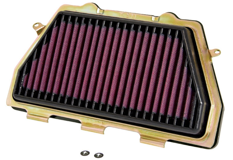 K&N 08-13 Honda CBR1000RR 999 Race Specific Replacement Air Filter - HA-1008R for 2008-2016 Honda CBR1000RR - front view