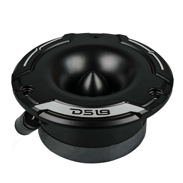 DS18 3.8in Super Bullet Tweeter Compression TW 100 Watts RMS 1in Aluminum Vc 4 ohm - PRO-TWZ1 - front view