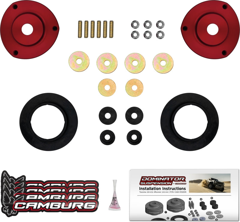 Camburg 05-23 Toyota Tacoma / 03-24 Toyota 4Runner Dominator Preload Spacer Kit - CAM-310205