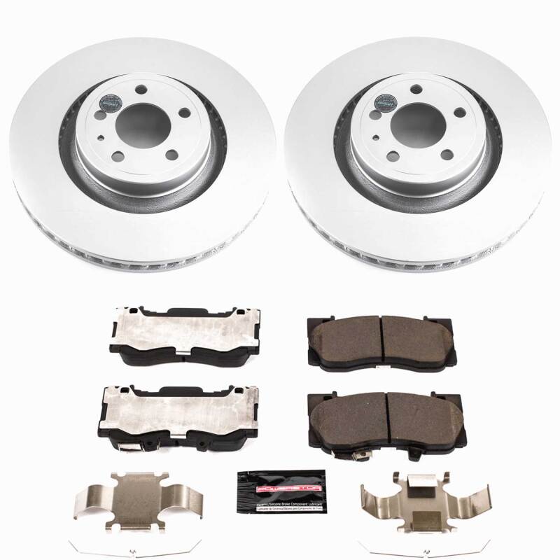 Power Stop 15-20 Ford Mustang Front Z23 Coated Brake Kit - CPK6806-23