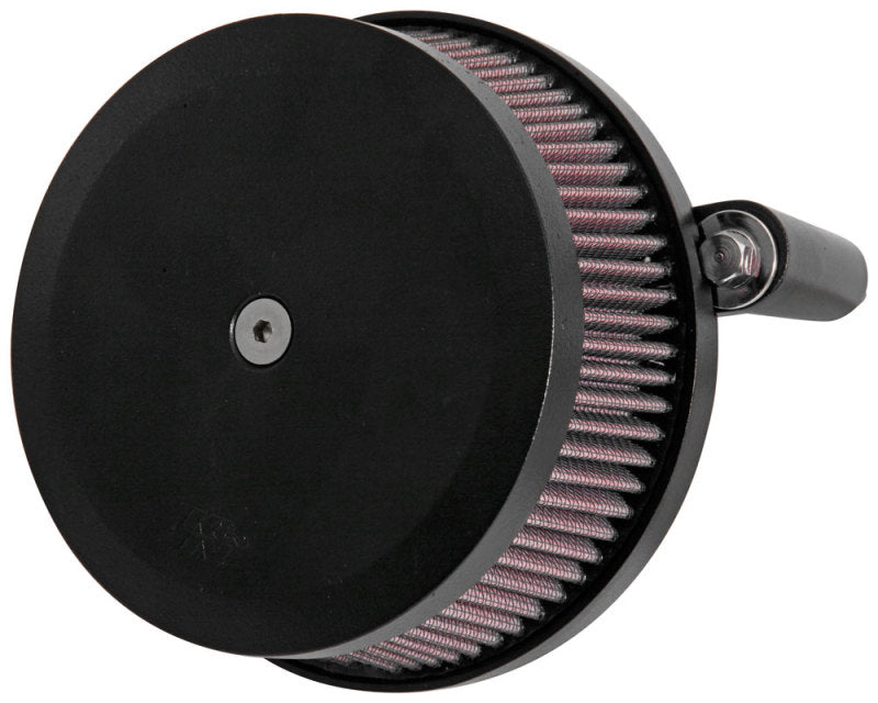 K&N 99+ Harley Davidson Street Metal Intake System - Hammer Black - RK-3933B for 2007-2017 Harley-Davidson FXDB Street Bob - 