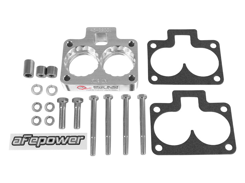 aFe Silver Bullet Throttle Body Spacers TBS Dodge Trucks 94-01 V8-5.2/5.9L - 46-32001