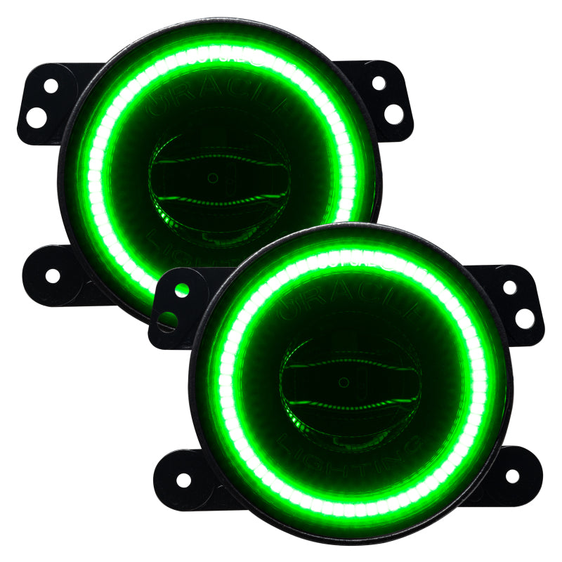 Oracle Jeep Wrangler JK/JL/JT High Performance W LED Fog Lights - Green SEE WARRANTY - 5846-004