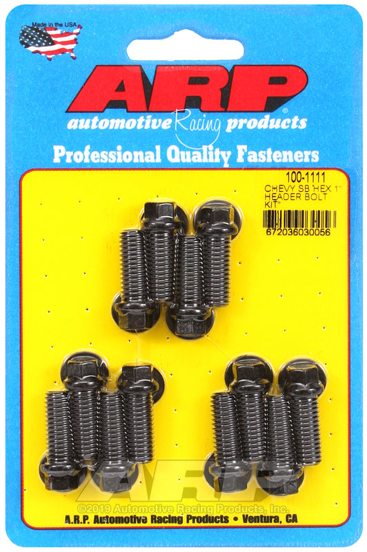 ARP SB Chevy Hex Header Bolt Kit - 100-1111