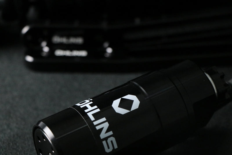Ohlins 14-26 Harley FL Touring STX 36 Twin Blackline 12in Blk Reservoir Shocks - Standard Springs - HD 050