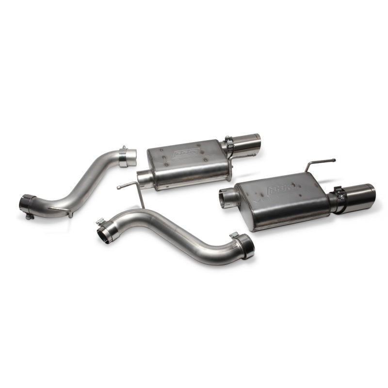 BBK 15-17 Ford Mustang GT Varitune Axle Back System (Cut &amp; Clamp Direct Bolt On Design) - 41115