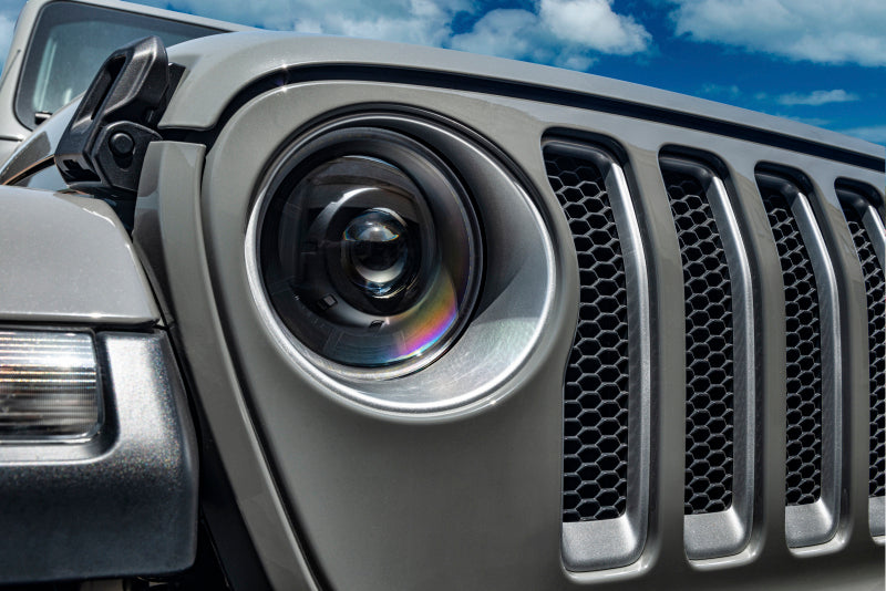 Oracle Jeep Wrangler JL Oculus Bi-LED Projector Headlights- Graphite Metallic - 5500K SEE WARRANTY - 5839-504-PAU