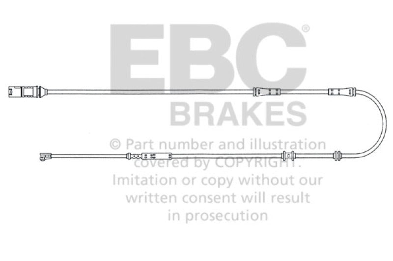 EBC 10-15 BMW 740i 3.0TT (F01) Rear Wear Leads - EFA129