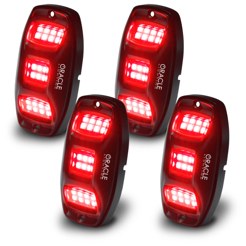 Oracle Underbody  RGB+W Wheel Well Rock Light Kit - 4 PCS - ColorSHIFT SEE WARRANTY - 5895-339