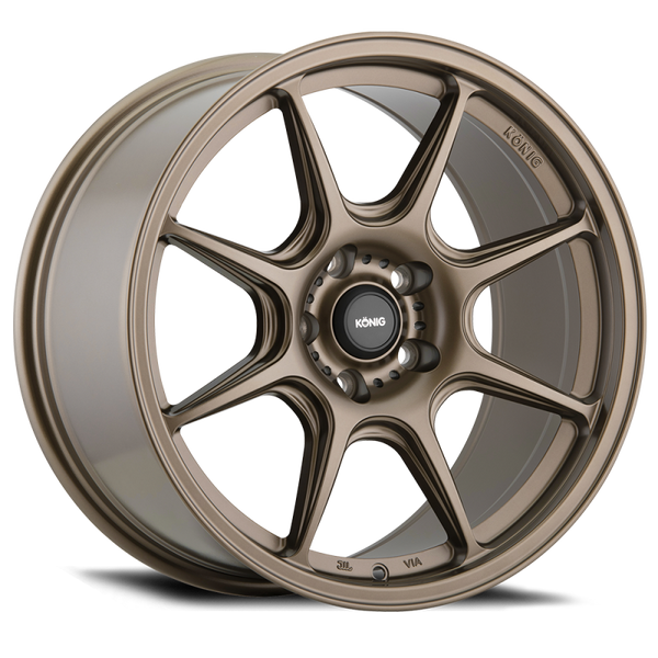 Konig Lockout 17x8 5x114.3 ET43 Matte Bronze - LK87514438 by Konig