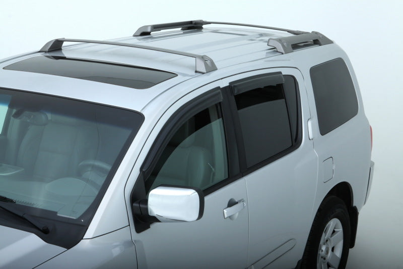 AVS 22-23 Mitsubishi Outlander Outside Mount Ventvisor Deflector 4pc - Smoke - 94192