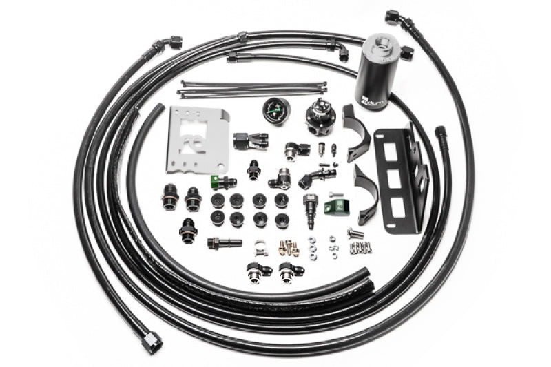 Radium Engineering 08-15 Cadillac CTS-V Fuel Hanger Plumbing Kit - Microglass Filter - 20-1325-05