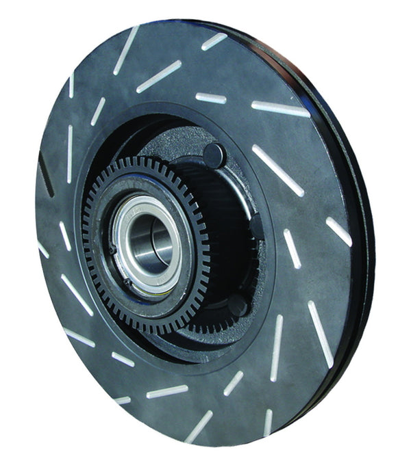 EBC 97-00 Ford Econoline E250 4.2 (Rear Wheel ABS) USR Slotted Front Rotors - USR7248 for 1995-2000 Ford F 250 - front view