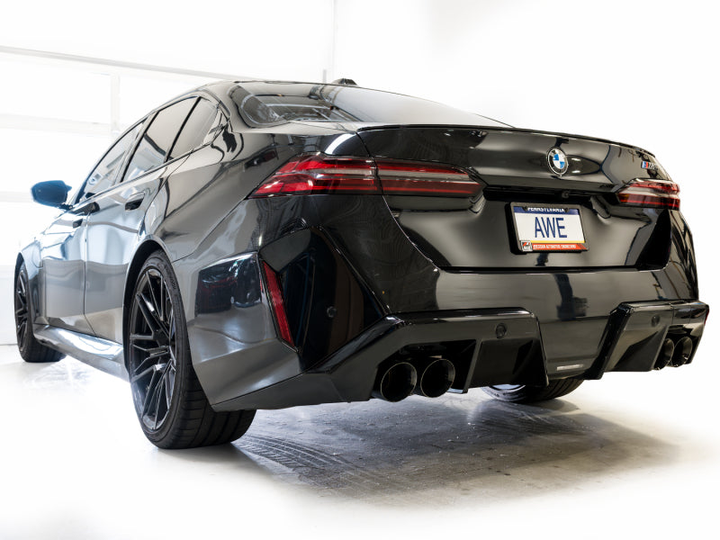 AWE BMW G90/G99 M5 Touring Edition Catback Exhaust - Diamond Black Tips - 3015-43790