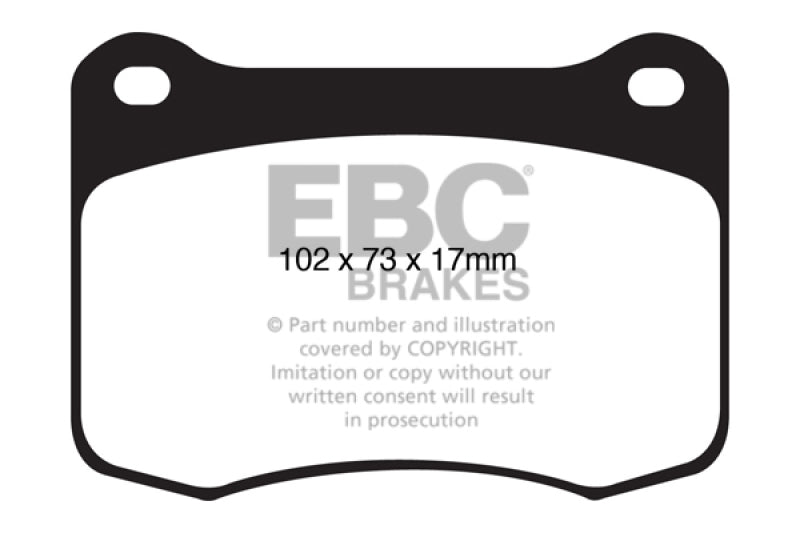 EBC 08+ Lexus IS-F 5.0 Bluestuff Rear Brake Pads - DP51820NDX