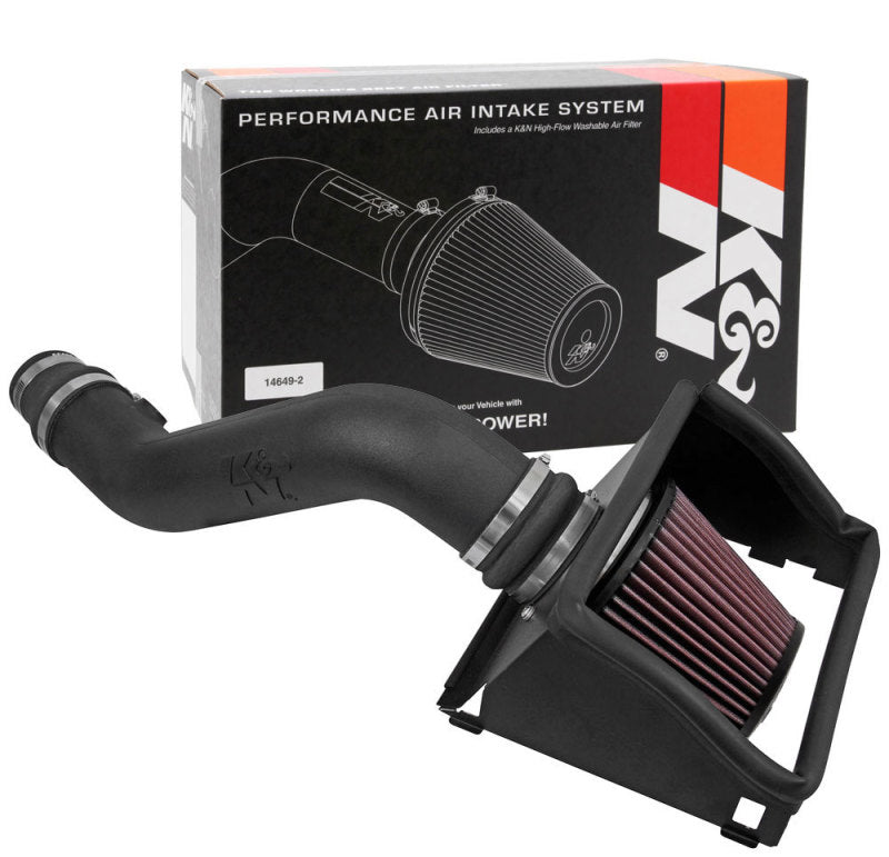 K&N 15-16 Ford F150 V6-3.5L 57 Series FIPK Performance Intake Kit - 57-2596 for 2015-2016 Ford F 150 - close-up