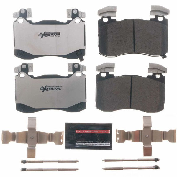 Power Stop 18-19 Kia Stinger Front Z26 Extreme Street Brake Pads w/Hardware - Z26-6012 for 2018-2023 Kia Stinger