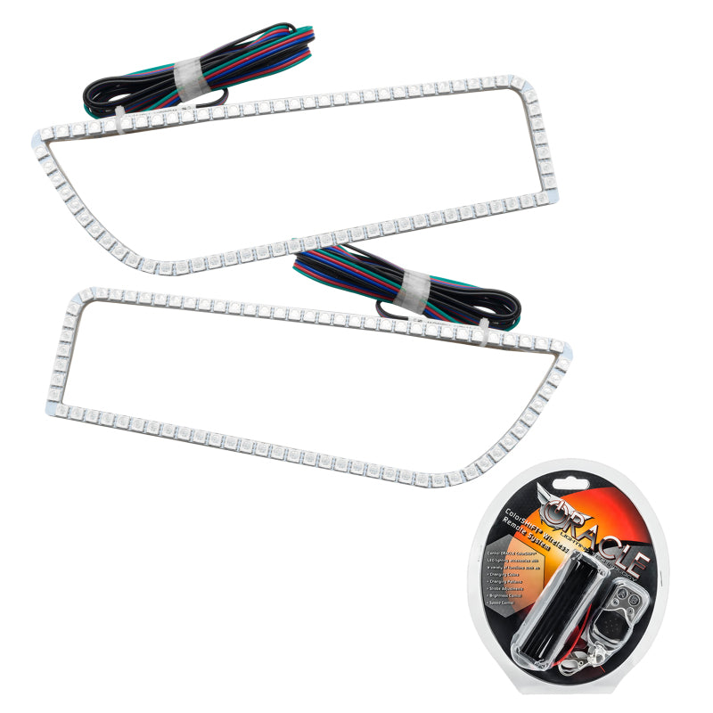 Oracle 14-21 POLARIS RZR 1000 XP Headlight Halo Kit - ColorSHIFT SEE WARRANTY - 2359-330