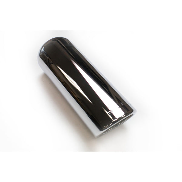 JBA 3in x 3.5in x 9in Rolled Stainless Steel Chrome Plated Exhaust Tip - 12-08204 by JBA - front view