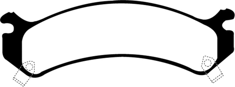 EBC 02 Chevrolet Avalanche 8.1 (2500) Greenstuff Front Brake Pads - DP61305