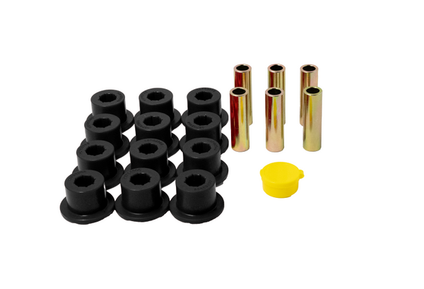 Energy Suspension 00-06 Toyota Tundra Leaf Spring Bushing Set - Black - 8.2118G - front view